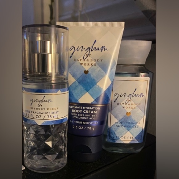 SOLD 🆕BBW- Gingham Travel Set 🆕 2.5oz & 3oz - Picture 2 of 2